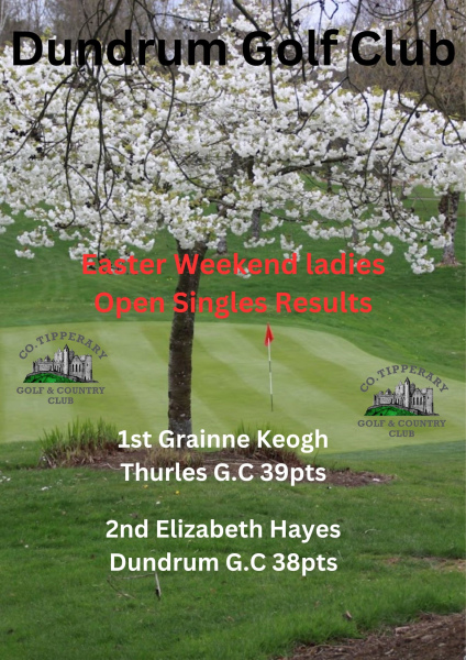 easter ladies open single results